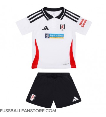 Fulham Replik Heimtrikot Kinder 2024-25 Kurzarm (+ Kurze Hosen)